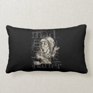 Alice In Wonderland Mad Hatter Grunge (Single) Lumbar Cushion