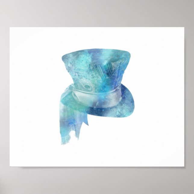 Alice in Wonderland Mad Hatter Horizontal Print (Front)