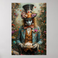 Alice in Wonderland Mad Hatter with Teapot Story