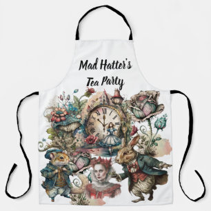 Alice in Wonderland Mad Hatter's Tea Party Apron