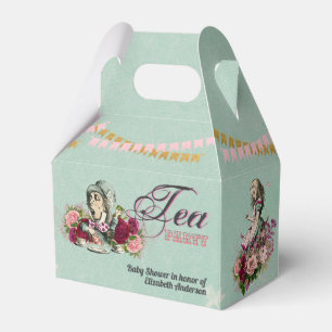 Alice In Wonderland Mad Hatters Tea Party Custom Favour Box