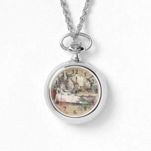 Alice in Wonderland Mad Tea Party Art Watch