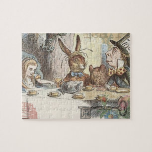 Alice in Wonderland Mad Tea Party Jigsaw Puzzle