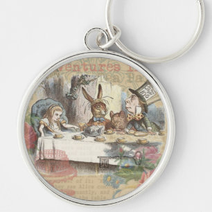 Alice in Wonderland Mad Tea Party Key Ring