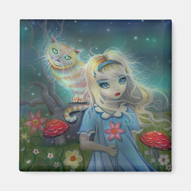 Alice in Wonderland Magnet (Front)