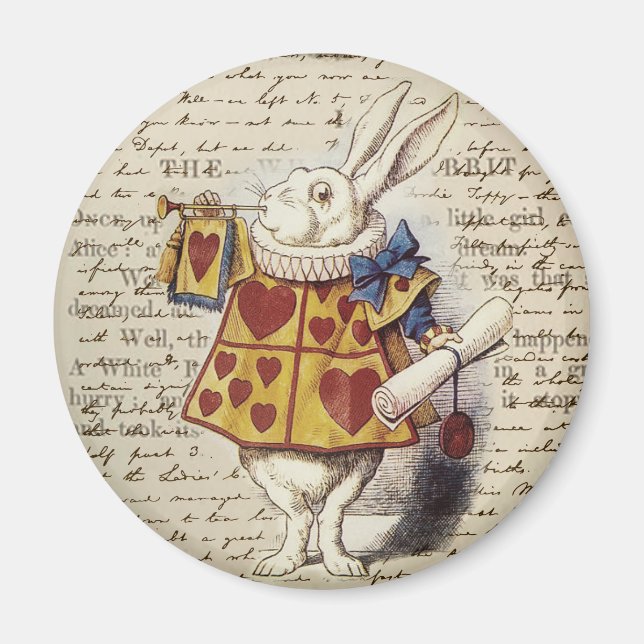 Alice In Wonderland Magnet (Front)
