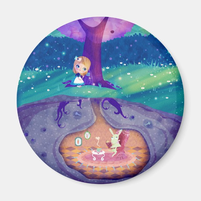Alice in Wonderland Magnet (Front)