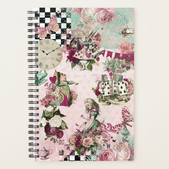 Alice in Wonderland Modern Planner (Front)