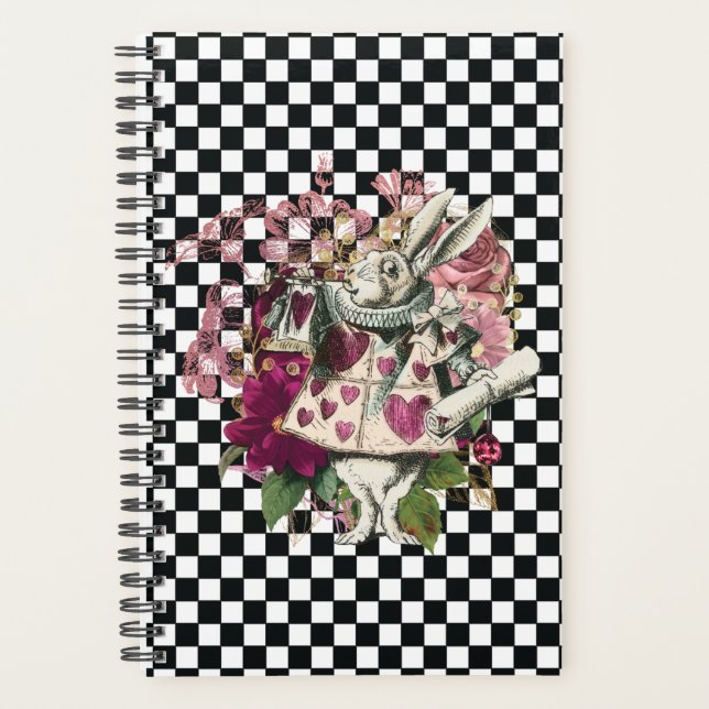 Alice in Wonderland Modern Rabbit Planner (Front)