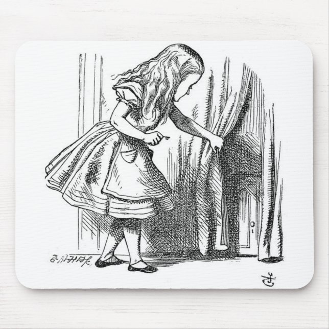 Alice in Wonderland Mouse Pad (Front)