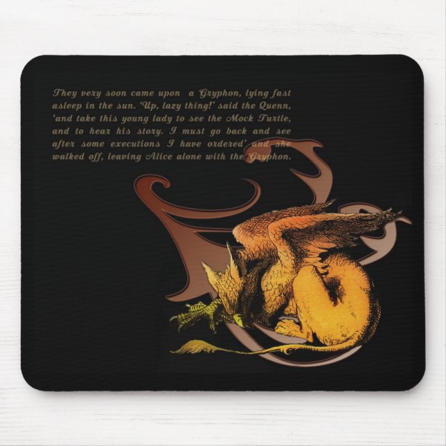 Alice in Wonderland Mouse Pad (Front)
