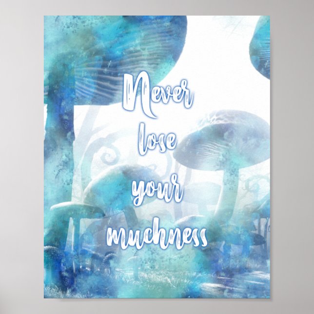 Alice in Wonderland Muchness Vertical Print (Front)