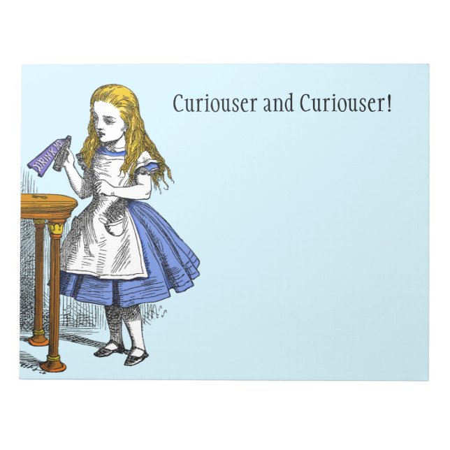 Alice in Wonderland Notepad (Front)