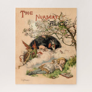 Alice in Wonderland Nursery Vintage Jigsaw Puzzle