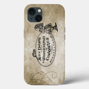 Alice In Wonderland of Curiousities W/Cheshire Cat iPhone 13 Case