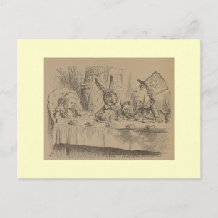 Alice in Wonderland: Original Mad Tea Party Postcard