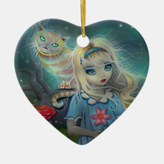 Alice in Wonderland Ornament (Front)