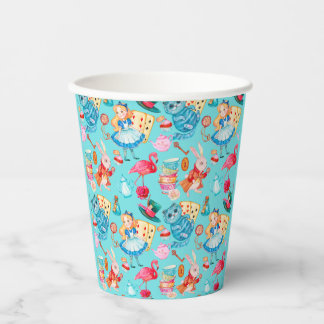 alice in wonderland paper cups