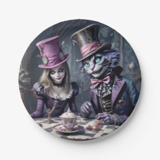 Alice in Wonderland Paper Plate