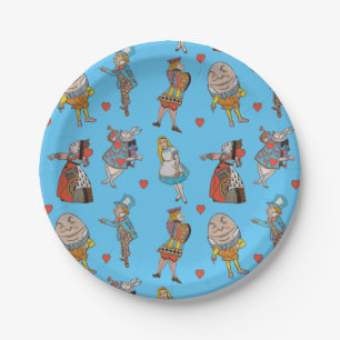 Alice in Wonderland  Paper Plates