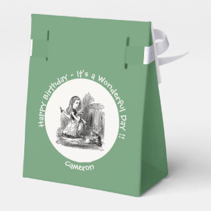 Alice in Wonderland Party - Alice and the Kitten   Favour Box
