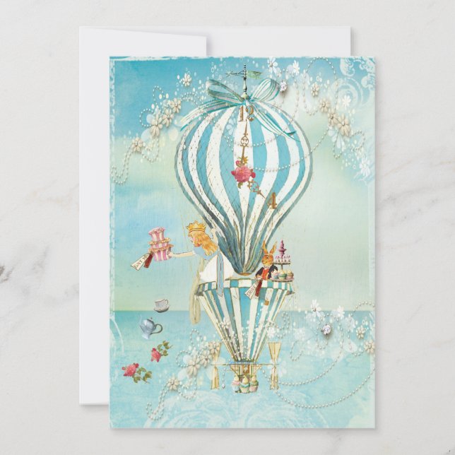 Alice In Wonderland Party Invitations (Front)