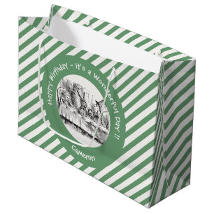Alice in Wonderland Party - Mad Hatter's Tea Party Large Gift Bag
