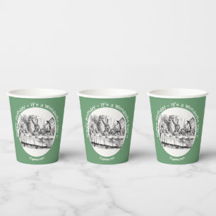 Alice in Wonderland Party - Mad Hatter's Tea Party Paper Cups