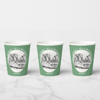 Alice in Wonderland Party - Mad Hatter's Tea Party Paper Cups