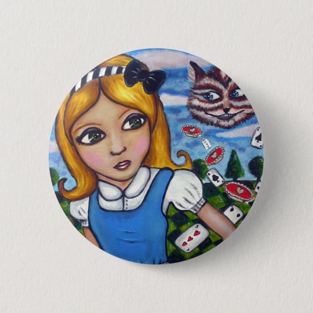 Alice in Wonderland Pin (Front)