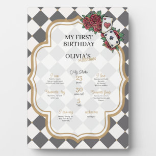 Alice in wonderland  plaque