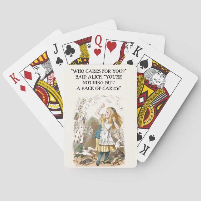Alice in Wonderland Playing Cards (Back)