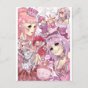 alice in wonderland postcard