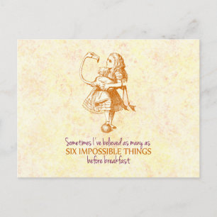 Alice in Wonderland Postcard