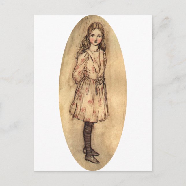 Alice in Wonderland Postcard (Front)