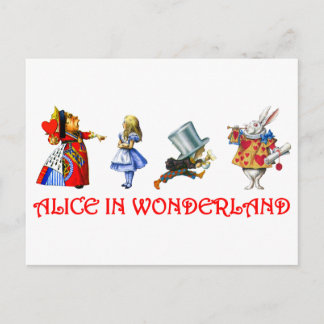 ALICE IN WONDERLAND POSTCARD