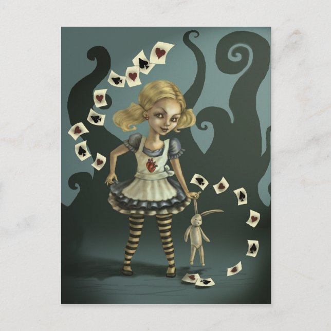 Alice in Wonderland Postcard (Front)