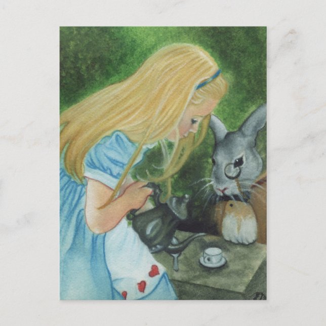 Alice in wonderland Postcard (Front)