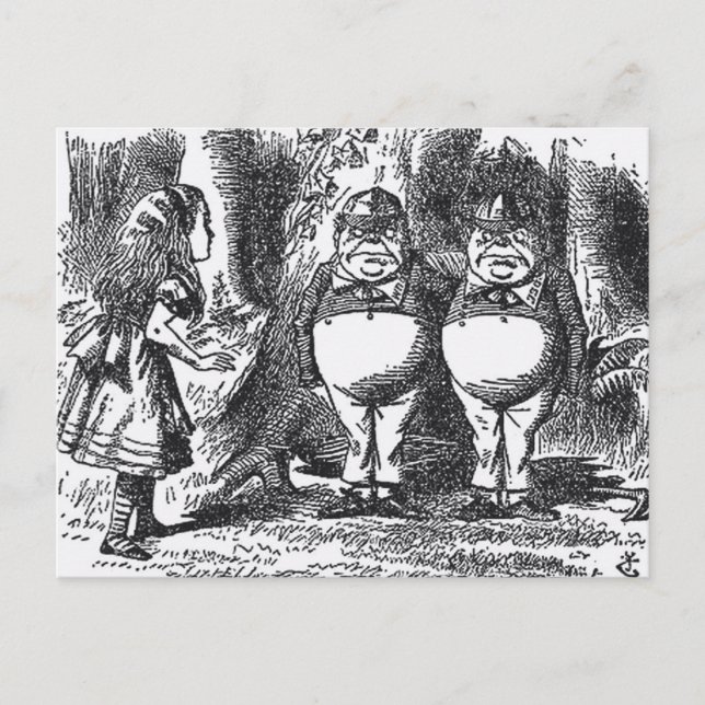 Alice in Wonderland Postcard (Front)