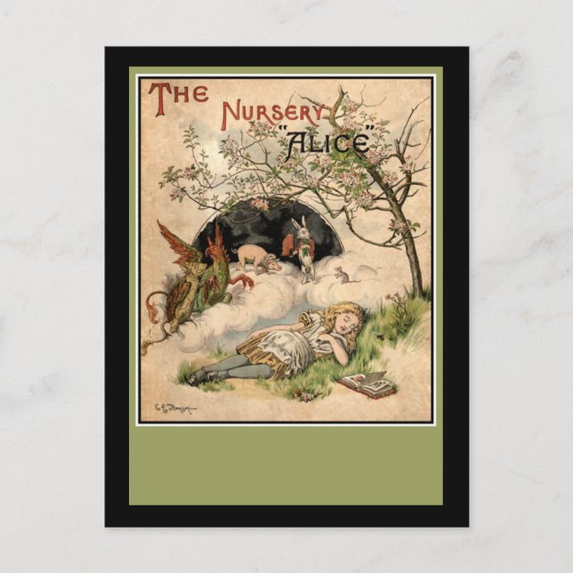 Alice in Wonderland Postcard (Front)