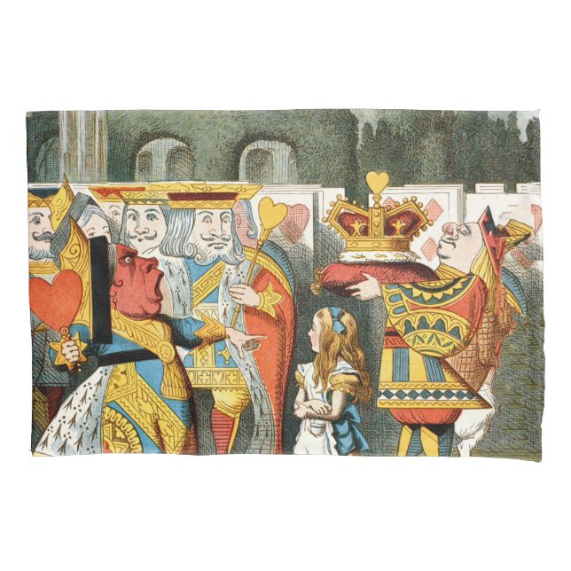 Alice in Wonderland Queen of Hearts Pillowcase (Front)