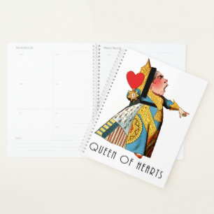 Alice in Wonderland Queen of Hearts Planner