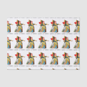 Alice in Wonderland Queen of Hearts Tissue Paper