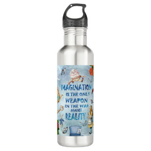 Alice In Wonderland  Quote - Imagination 710 Ml Water Bottle