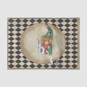 Alice in Wonderland Rabbit Jumping Tissue Paper