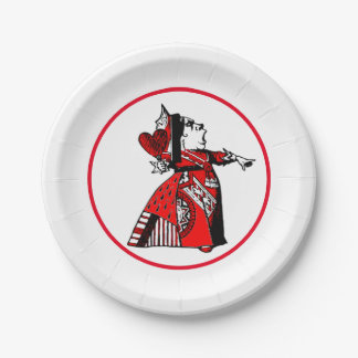 Alice in Wonderland Red Queen Paper Plate