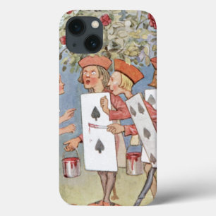 Alice in Wonderland Roses iPhone 13 Case