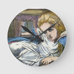 ALICE IN WONDERLAND ROUND CLOCK