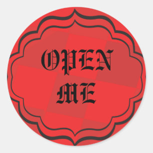 ALICE IN WONDERLAND Round Sticker Seal