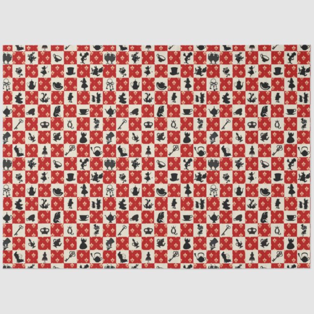 Alice in Wonderland Series Design 12 Tissue Paper (Front)